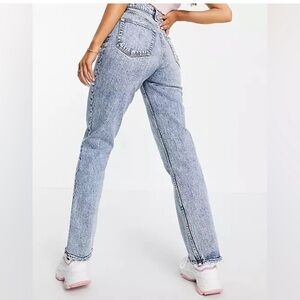 Abercrombie ultra high rise 90's straight leg jean
